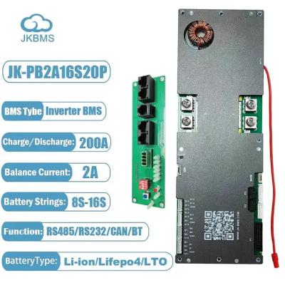 JK BMS 200A مع لوحة ربط الإنفرتر